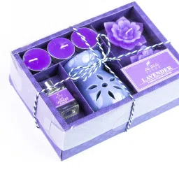 Diffuser Gift Set with 3 Tealight, 2 Floating & Aroma Candle-38