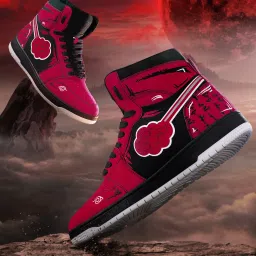 Akatsuki Color Block High-Top Sneakers For Men-image-60