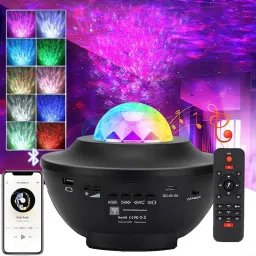 ZITRONIX Galaxy Star Nebula Projector LED Light Speaker with Alexa Assistant Smart Speaker-image-52