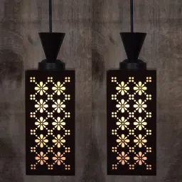 Wooden Hanging Lamp Style Hanging Lamp Creative Wood Pendant Light Lamp suitable for Living Room,Foyer,Bedroom,Hallway (Pack of 2) Pendants Ceiling Lamp-image-23