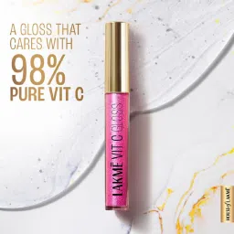 lakmé SuperglowVIT-C Gloss-PechyNudeC2-2.5ml image 3