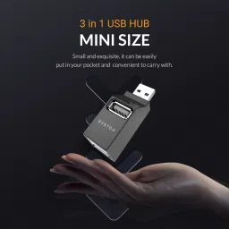 Bestor 3 Port High Speed Splitter Plug ,Data Transfer Adapter Expansion for PC Notebook Laptop Computer Mac Linux Windows HDMI Connector, USB Charger, USB Hub image 2