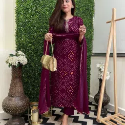 Women Cotton Rayon Kurta Pant Dupatta Set-image-62