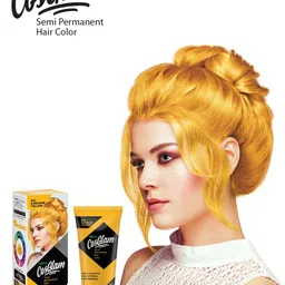 Nisha CosGlam Semi Permanent Hair Color 120 g - Sunshine Yellow 32-picture-17