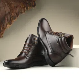 DUST-OFF Casual Mid-Ankle Synthetic leather Boots For Men Boots For Men-image-38