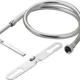 Stainless Steel SS-304 Multi 1.0 m Nozzle Bidet Jet Spray for Toiler (Set of 1) Faucet Set-image-4