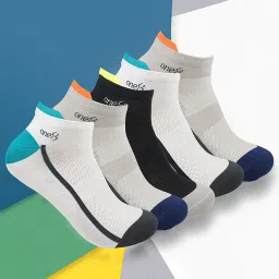 By Virat Kohli MOISTURE MANAGEMENT Daily-Wear/Running/Gym/Training Ankle Socks Men Ankle Length-image-58