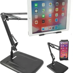 BROLAVIYA Flexible Mobile and Tablet Stand for Office Bedroom Kitchen Living Room POS Kiosk Reception for 4’ -11’ inch Devices Mobile Holder-image-60