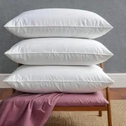 LUXURY Polyester Fibre Solid Sleeping Pillow Pack of 3-image-63