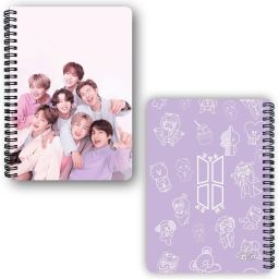 BTS Kpop Notebook A5 Diary Unruled 150 Pages-image-95