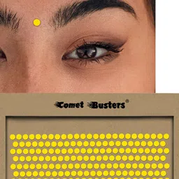 Comet Busters Traditional Designer Bindis - Yellow image 3
