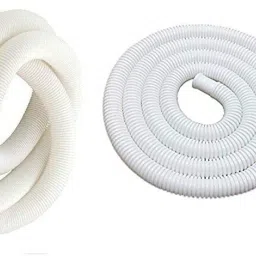3 Meter Washing machine Semi Inlet pipe With Outlet Pipe For Drain/Extension/Outlet Hose Pipe For Semi Automatic Washing Machine Pipe (Inlet+Outlet) Size-Both 3 Meter Combo Hose Pipe-picture-8