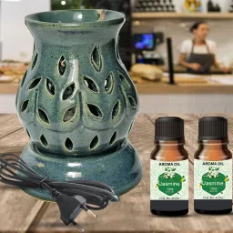 PEEPRESION Electric Air Freshener With 2 Jasmine Aroma Oil ( 10ml Each ) Fragrance Your Home, Office, Hotel, Conference Hall, Study Table, Parlour, Dinning Table, Yoga Diffuser-34
