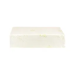 The White Willow Green Self Design Memory Foam Large Cube Pillow image 2