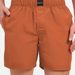 Men's Silky Soft, Non-Pilling Micromodal All Day Boxer Shorts with Dual Deep Side Pocket Solid Men Boxer-image-67