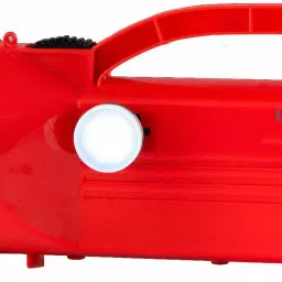 lexton Thunder Rechargeable Torch Light 5W 4400 MAH Red with USB Cable and Adapter Torch image 3