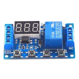 6-30V 1-Channel Power Relay Module with Adjustable Timing Cycle image 4