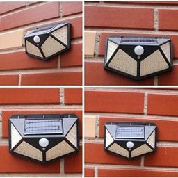 generic Latest Solar Lights for Garden 100 LED Motion Sensor Security Lamp for Home,Outdoors Pathways | Bright Solar Wireless Security Motion Sensor 100 Led Night Light (100 LED) image 3
