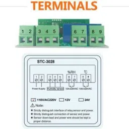 Real Instruments W3028 / STC 3028 Digital Temperature Humidity Controller Incubator Dehumidifier Multipurpose Controller image 4