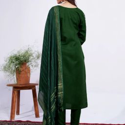 aradhna Embroidered Kurta, Trouser/Pant & Dupatta Set image 2