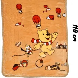 Cartoon Crib Mink Blanket for Heavy Winter-34