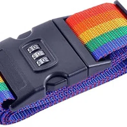 Hetkrishi Luggage Strap for Suitcases, Trolleys and All kind of Luggages (Multi-color) Strap-image-93