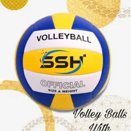 shorya Premium Soft volleyball Size-4 with Net and Airpump Size-4 Volleyball - Size: 4 image 2