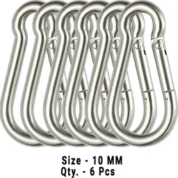 Carabiner Hook for Climbing, GI Snap Hook Carabiner , Outdoor Sports (10MM) Carabiner-picture-16