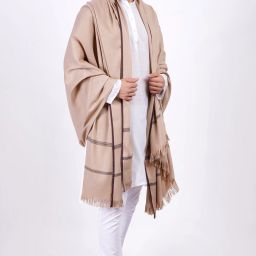 KAVIM Wool Self Design Men Shawl-14