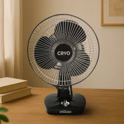 CRYO 9 INCH HIGH SPEED METAL JAALI TABLE FAN FOR HOME, OFFICE 230 3 Blade Table Fan-image-13