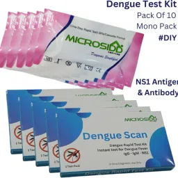 Dengue NS1 IgG IgM Pack of 10 Antigen Self Test Kit-14