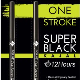 One Stroke Super Black Kajal Twin Pack |Water & Smudge Proof Kajal-image-51