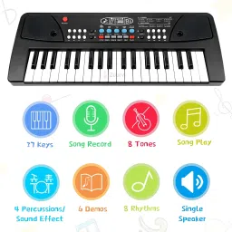 zuurvi 37 Keys Musical Keyboard Piano for Kids | Direct DC Power Input | Tones & Record image 3
