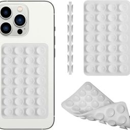 Clickcase Double Sided Suction Phone Grip For All iphones/Android Smart Phone's Mobile Holder-12