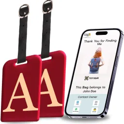Smart Luggage Tag, Real-Time Email Alerts With Bag's Pack Of 2 Location Smart Tracker-35