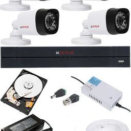 CP PLUS 4 Channal HD DVR 1080p 1Pcs,Bullet Camera 2.4MP 4Pcs Security Camera-image-34