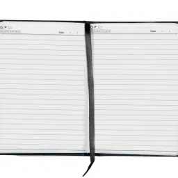 accuprints A6 Hard Bound Diary Size 6 x 4.2 inches Notebook Diary with Elastic Lock A5 Diary Ruled 160 Pages image 3