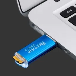 TECHGEAR SD Card Reader MINI Super Speed USB 2.0 Micro SD/SDXC TF Card Reader Adapter Card Reader image 2