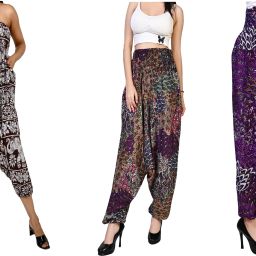 Printed Rayon, Cotton Women Harem Pants-image-91