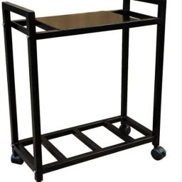 51351 Home Inverter Stand 2 Tier Trolley for Every Type of Inverter Battery Iron Kitchen Trolley-image-57
