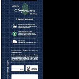 Green Impression Series B5 Notebook Single Line 300 Pages-17
