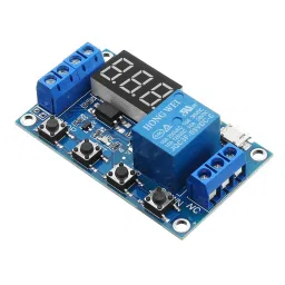 6-30V 1-Channel Power Relay Module with Adjustable Timing Cycle image 5