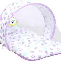 Baby Mosquito Net Bed with Cushioned Pillow Standard Crib-8