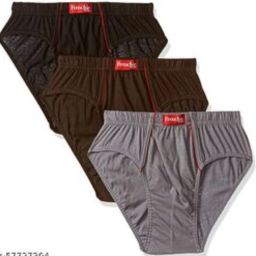 Pack of 3 Solid Men Brief-image-55