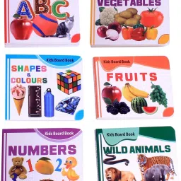 Mini Pocket Books - MP-Alphabets, Wild Animals, Numbers1-20, Vegetables, Shapes And Colours, Fruits-picture-22
