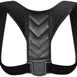 Brace Support Belt Adjustable Spine Back Lumbar Posture Shoulder Back Blet (M) Boys, Girls, Men, Women Lacrosse Shoulder Pad-60