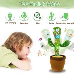 Dancing Talking Cactus Plush Toy, Wriggle, Singing, Repeats What You Say-1129-image-94
