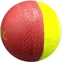 Red & Green Rubber Swing Cricket Ball - Ideal for All Age Groups Cricket Training Ball-image-37