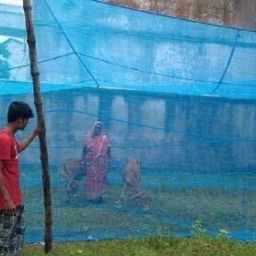 HDPE - High Density Poly Ethylene Adults Washable Mosquito net for pet Animals Tent/Machardani Cow/Buffalo (20x10x10) Mosquito Net-0