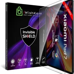 iWishKart Edge To Edge Tempered Glass for Xioami Pad 7 / 7 Pro 11.2 Inch, Military grade Edge to Edge Premium gorilla temper / tg black glass screenguard with Self Installation Guide - Wet & Dry wipes, Dust Absorber [With Warranty] tab / tablet ka gilas cover, HiS_Pk1-image-66